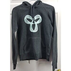 Aritzia TNA Hoody Gray with Blue Logo XS